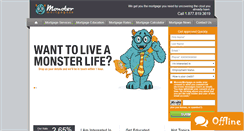 Desktop Screenshot of monstermortgage.ca